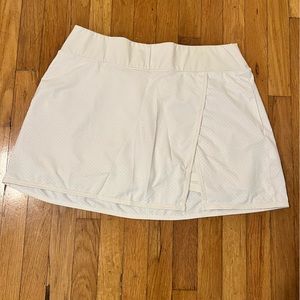 White Golf Skort